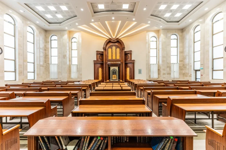 ריקי גרוזמן עיצוב פנים ואדריכלות בתי כנסת Synagogue,Aron Kodesh,Holy Ark,shul -פרויקט בית כנסת בית מאיר
